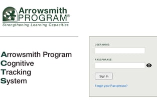 Arrowsmith Program Cognitive Tracking System