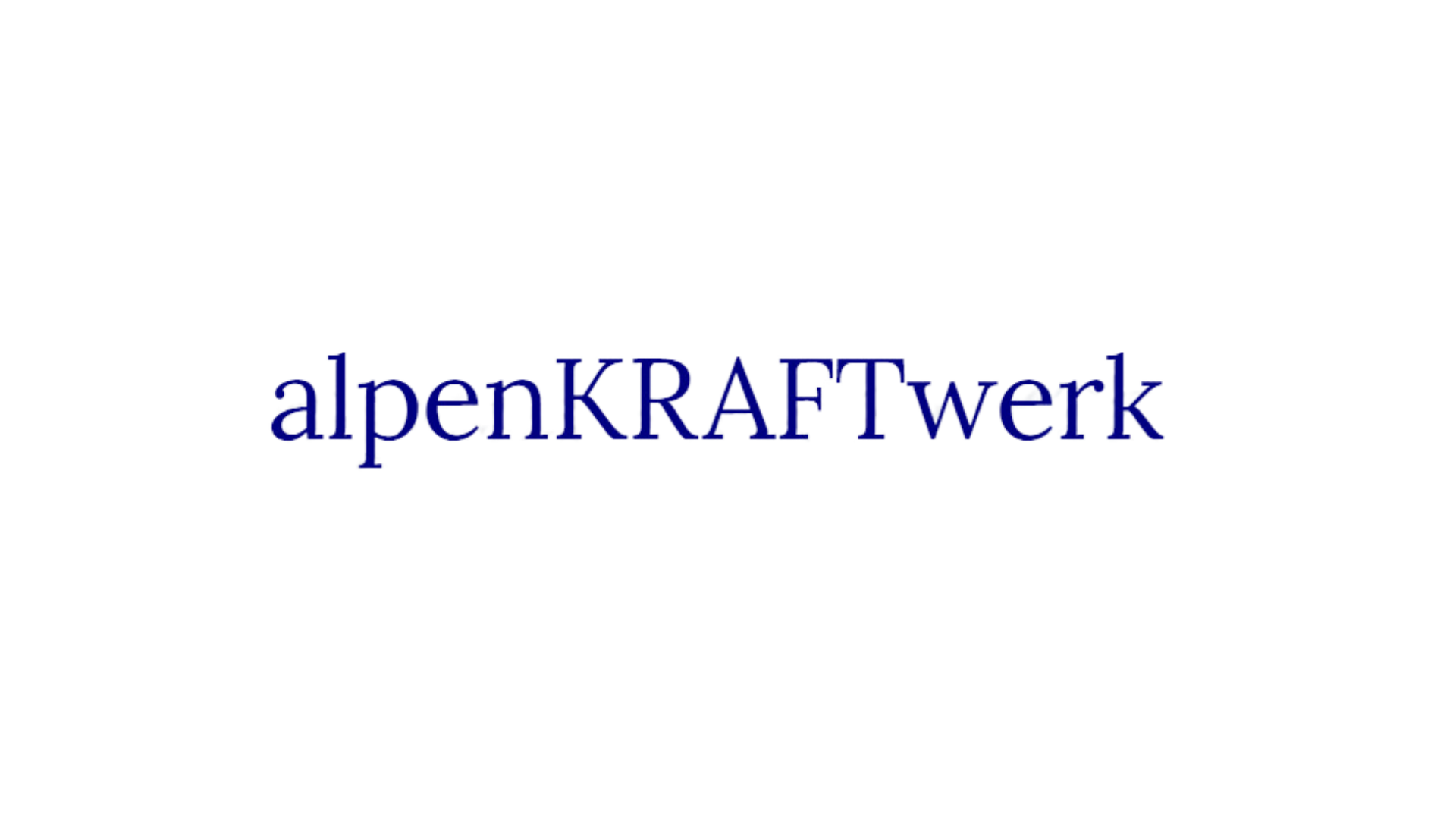 alpenKRAFTwerk Logo